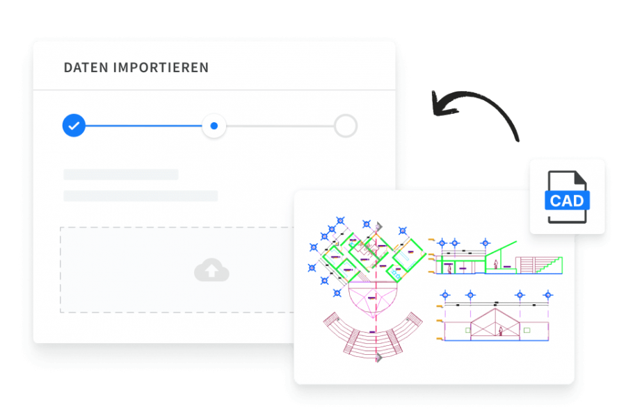 CAD-Designs in Projekte importieren