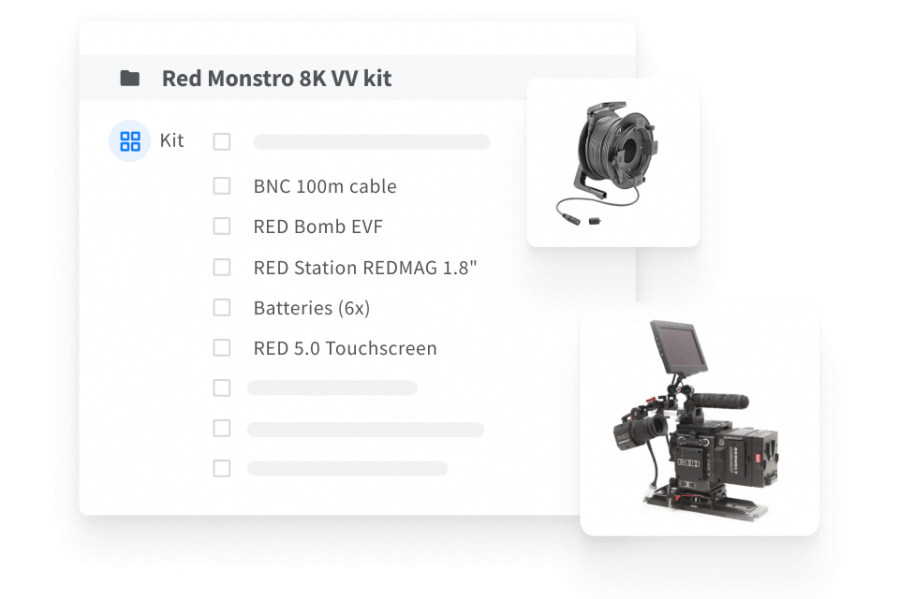 Camera kits and flypacks