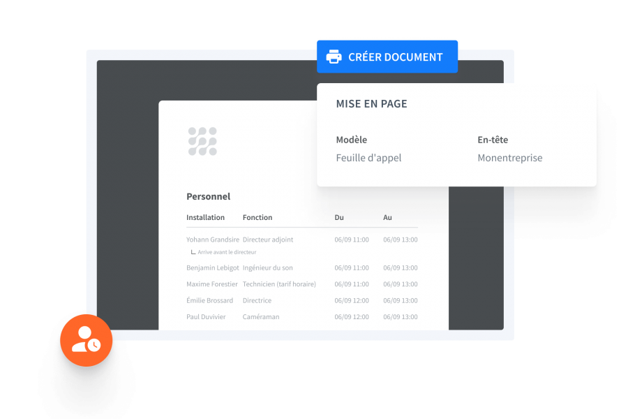 Créez des feuilles d'appel numériques