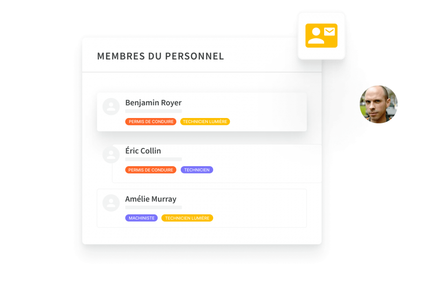 Créez une base de données d'intermittents