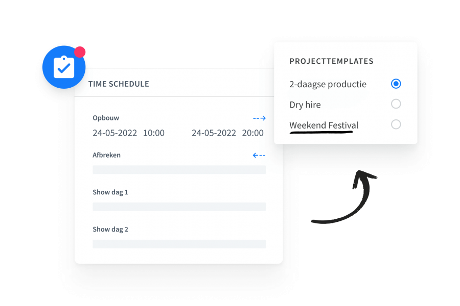 Eenvoudiger plannen met templates