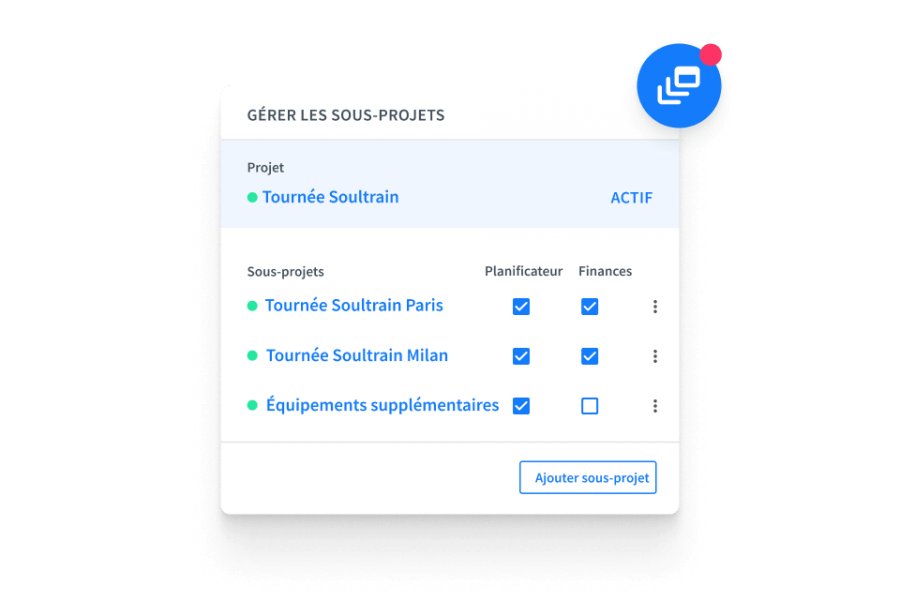 Faire la distinction entre ce que vous prévoyez et ce que vous facturez