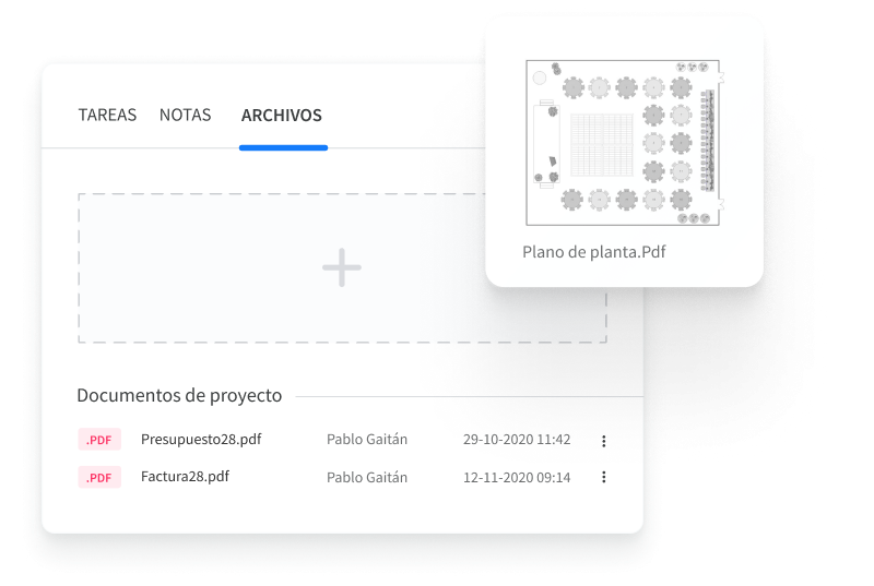 Gestión de archivos en Rentman