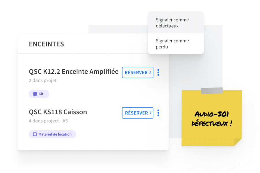 Gestion de la maintenance et des réparations