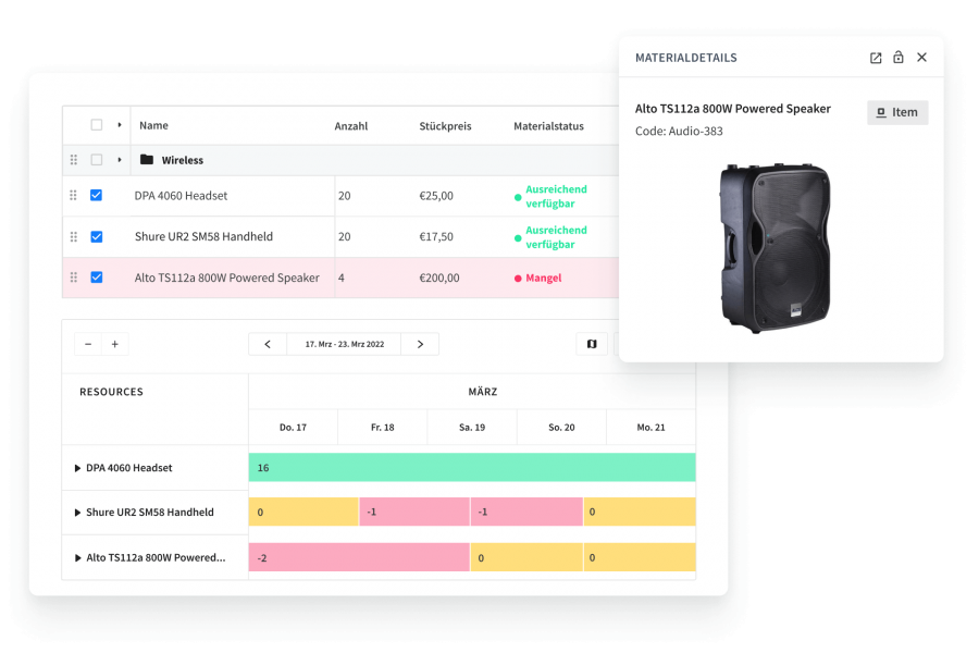 IM-Get availabilities and book equipment-DE