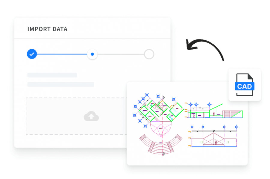 Import CAD designs to projects
