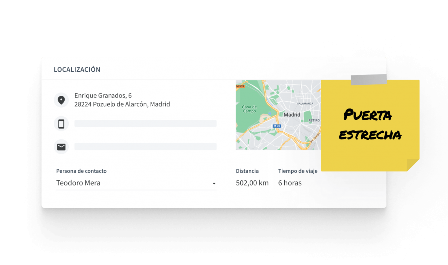 Manténte al tanto de los detalles de localización