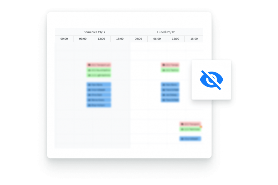 Nascondi al personale il programma di lavoro fino al momento opportuno