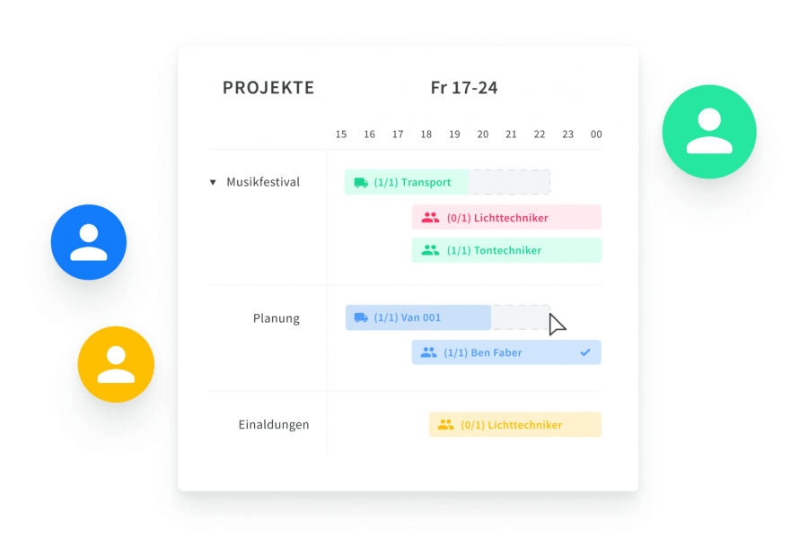 Nicht durch last minute änderungen stressen