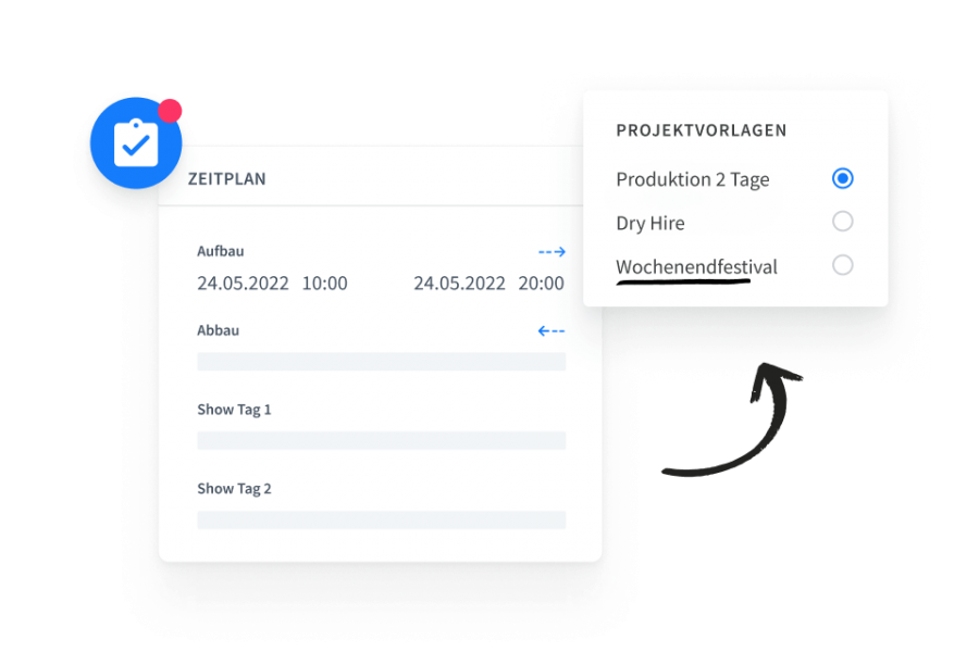 planung mit vorlagen vereinfachen