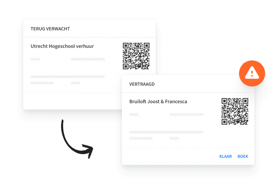 problemen als gevolg van vertraagde retourzendingen gemakkelijk op te lossen