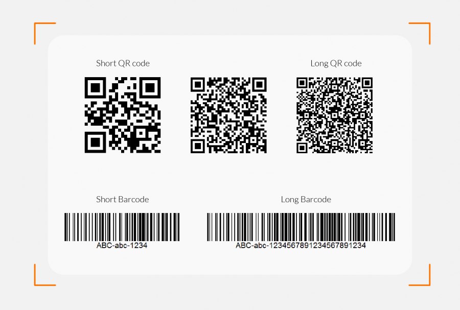 Qr code barcode length Rentman
