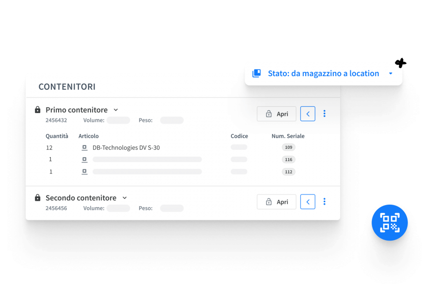 Scansiona in un colpo un intero contenitore