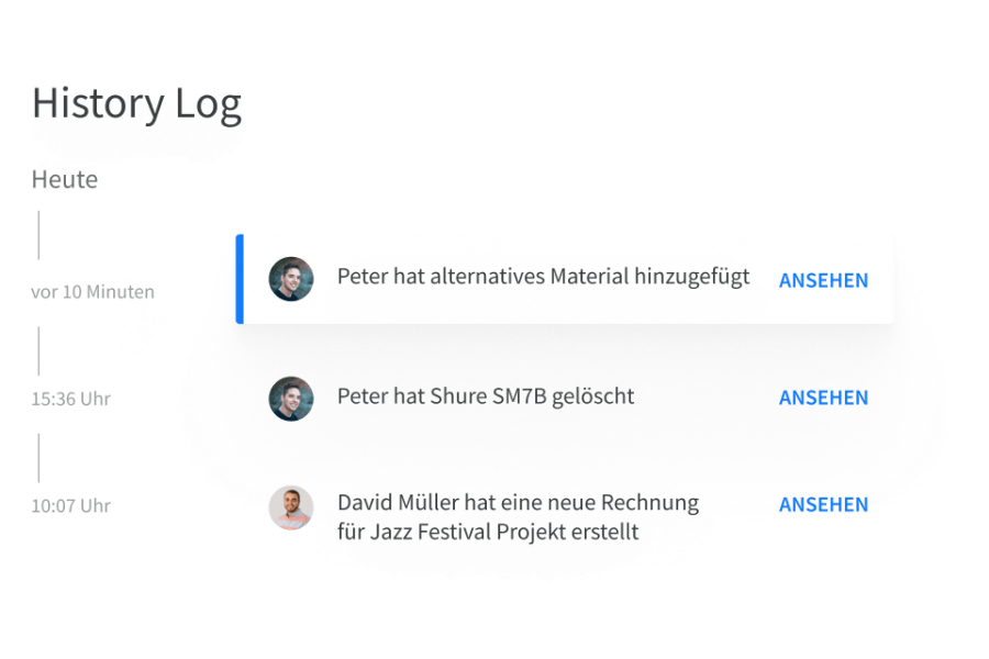 Sei informiert über änderungen