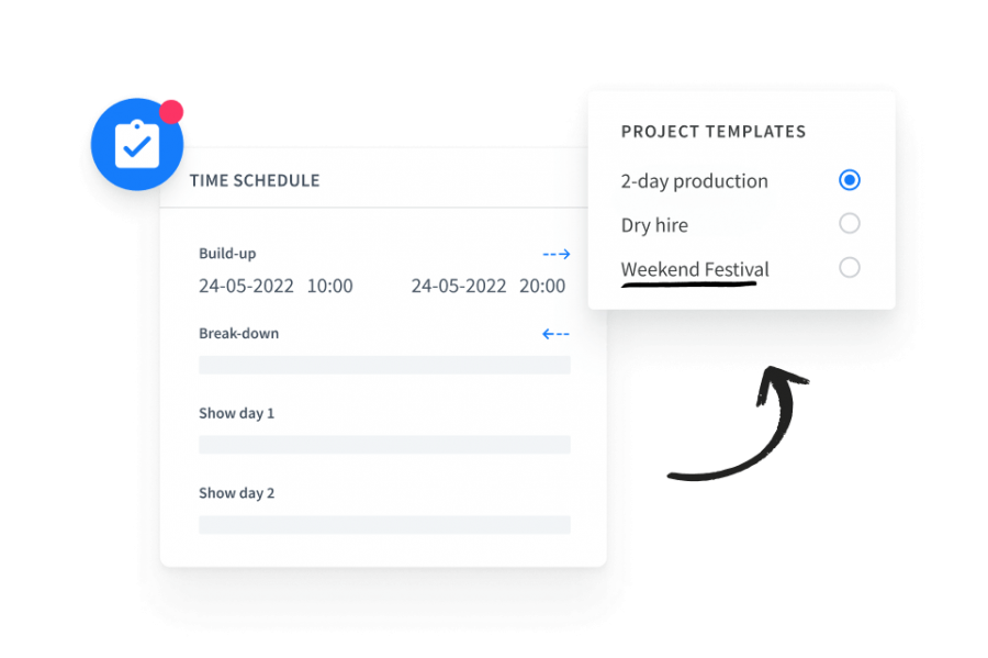 Simplifica la planificación con plantillas