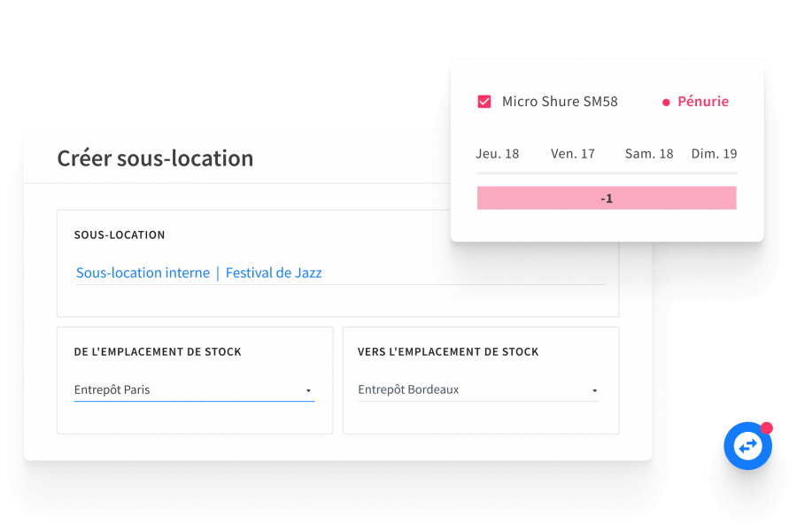 Sous-louez du matériel en toute simplicité