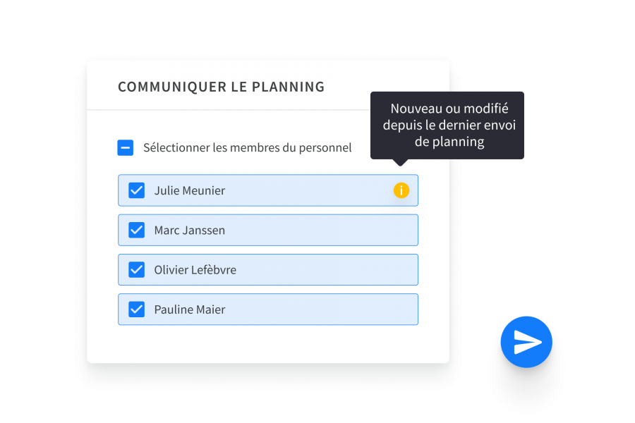 Stay on top of last-minute changes-FR