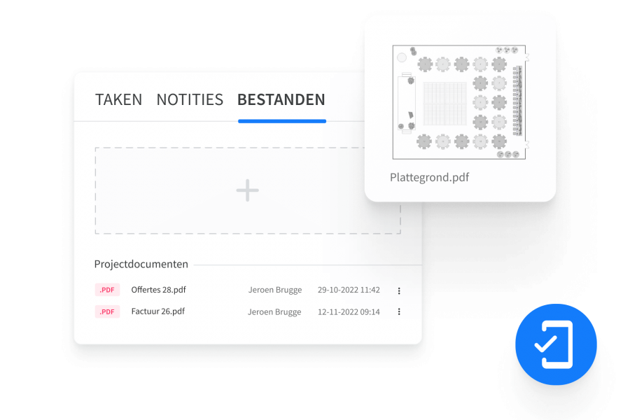 Toegang tot projectbestanden van overal