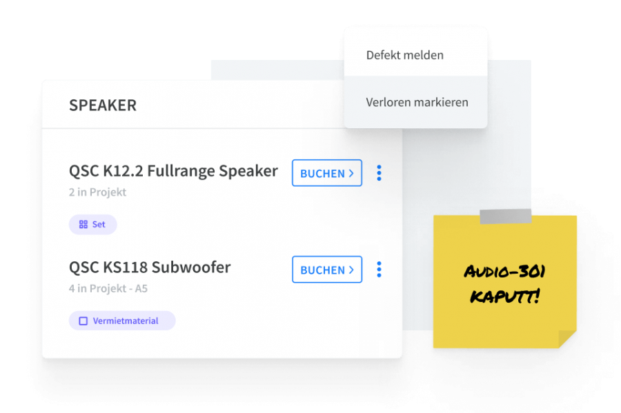 wartungs und reparaturverwaltung