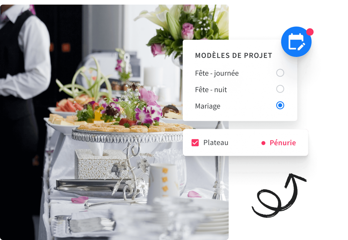 Logiciel de gestion de réceptions & de restauration