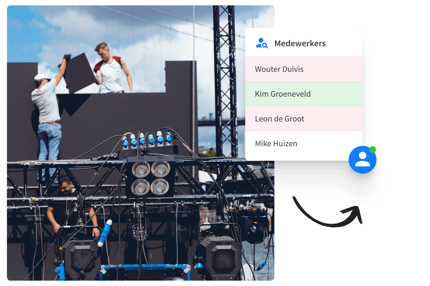Personeelsplanningssoftware voor de evenementenindustrie