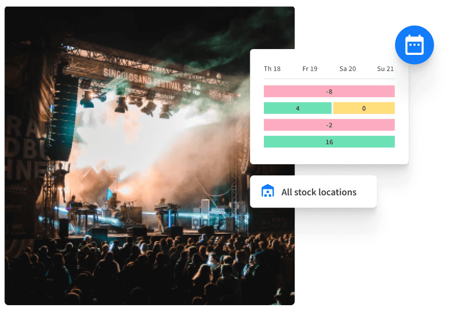 Software de gestión de producción de eventos y audiovisuales